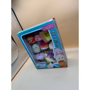 Micromallows 2.5" Squishmallows Snack Machine Deluxe Plush Accessory Set NEW
